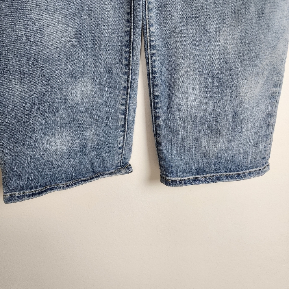 Lands' End Mid Rise Slim Jean Light Blue Ankle Jeans Size 22W - Picture 11 of 16
